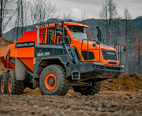 camiones articulados Develon